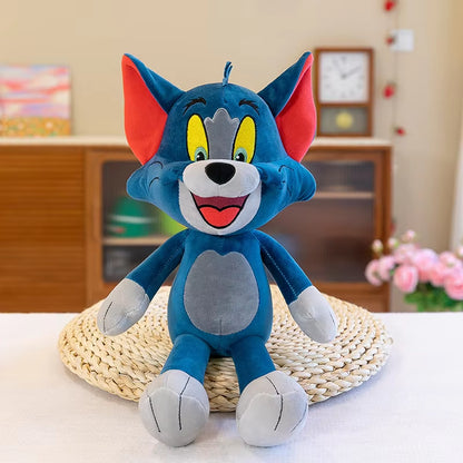 35/65Cm Tom and Jerry Plush Toys Cartoon Movie Cat Tuffy Nibbles Mouse Plushies Stuffed Animals Action Figure Studio Doll Toys