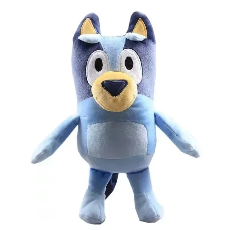 17/28Cm Bluey & Bingo Family Plush Toys - Cartoon Dog Stuffed Animals, Soft Plush Dolls, Perfect for Birthday & Christmas Gifts