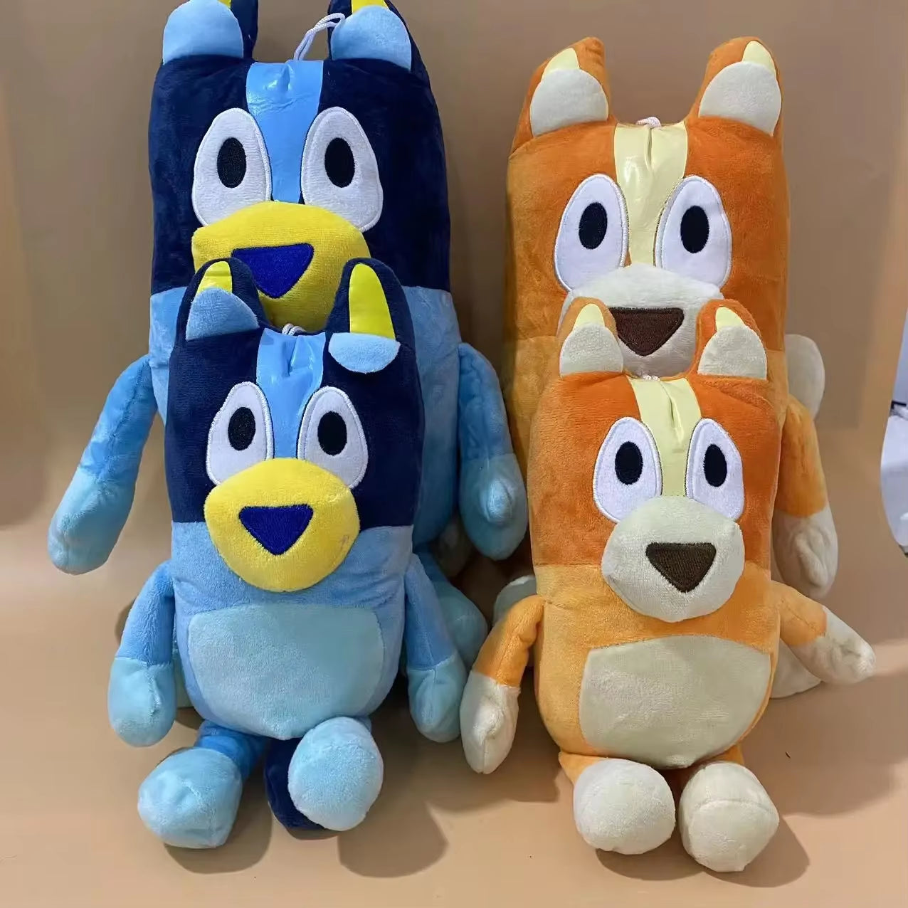 17/28Cm Bluey & Bingo Family Plush Toys - Cartoon Dog Stuffed Animals, Soft Plush Dolls, Perfect for Birthday & Christmas Gifts